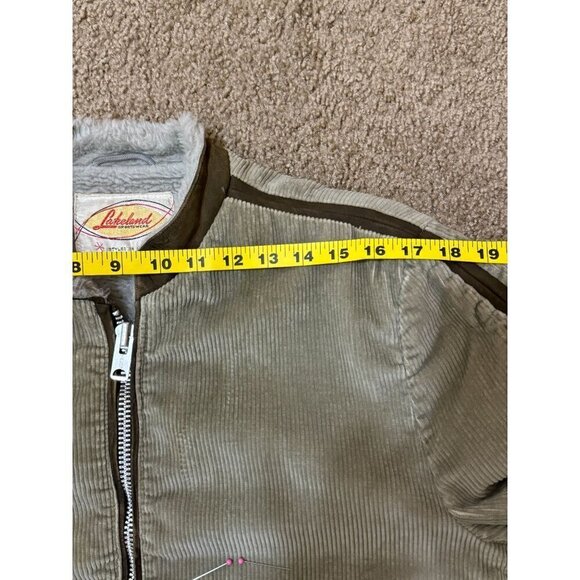 1980s Vintage Jackets Lakeland Mens Lining Faux Fur, Suede  Full Zip Size 40 - Picture 9 of 16